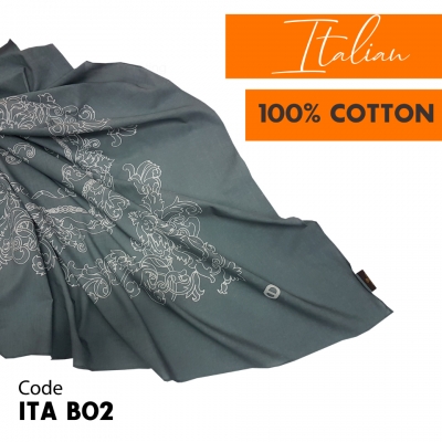 Square Italian Cotton 1 Base 02 Gray